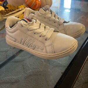 Tommy Hilfiger Kids White Lace-Up Sneakers
